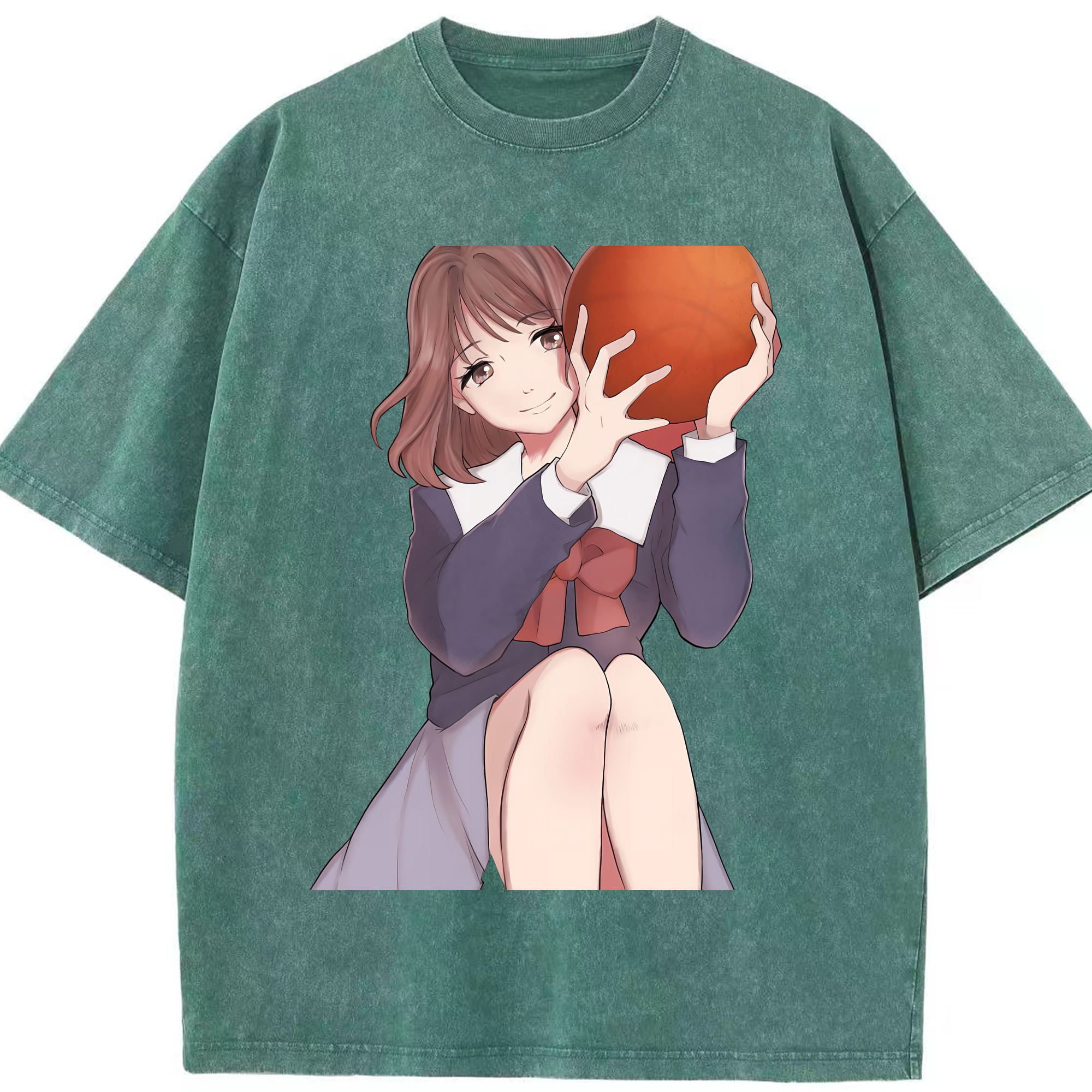 （画像用） SLAM DUNK／スラムダンク 綿100% ヴィンテージ風 半袖Tシャツ（フロントプリント）